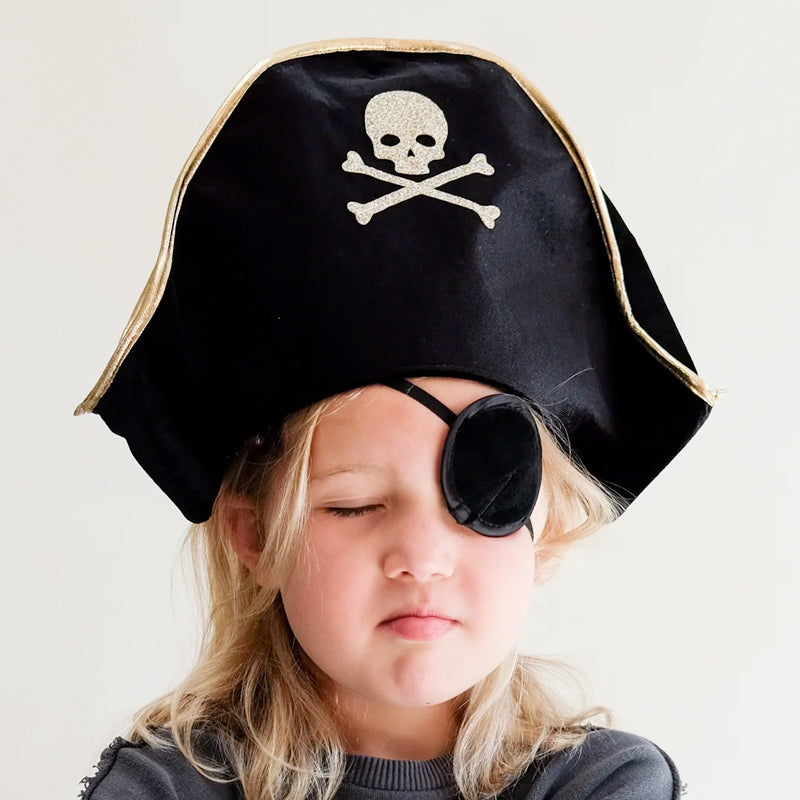 cooler Piratenhut mit Augenklappe