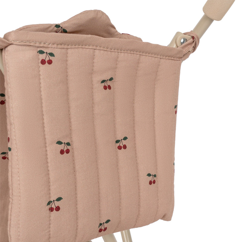 hochwertiger Puppenbuggy mit Tasche "cherry"