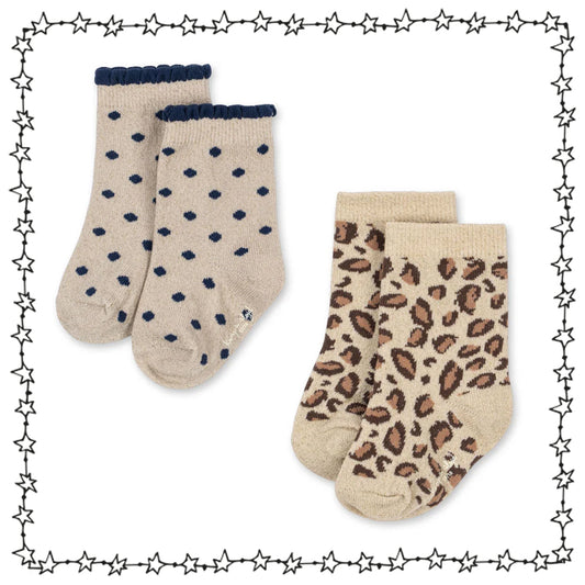 coole Söckchen "leo dots", 2er Set