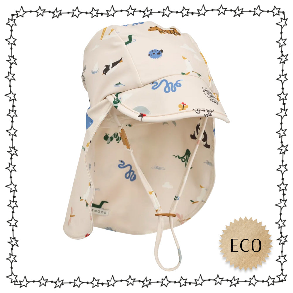 Liewood Sonnenhut / Badehut aus schnelltrocknendem Polyester, UV 40+ Schutz