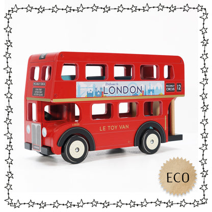 cooler London Bus, Holz